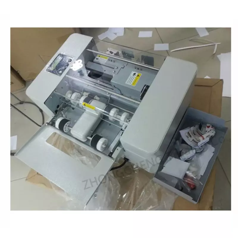 A4 Paper Trimmer Business Card Cutting Machine SSA-001-I Automatic Low, Medium and High Speed Cutting Machine AC90- 260V
