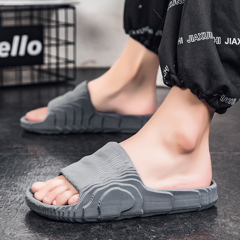Zapatillas de playa con plataforma para hombre y mujer, zapatillas de baño antideslizantes para exteriores, verano, 2022