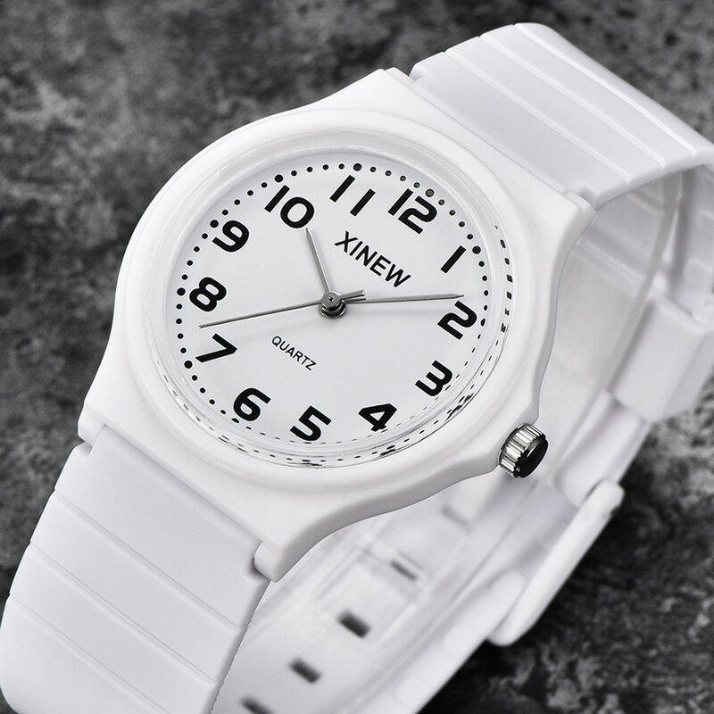 Zegarki sportowe dla mężczyzn silikonowy zegarek na rękę cyfrowa skala Unisex zegar analogowy zegarek kwarcowy Relogio Masculino Часы Мужские