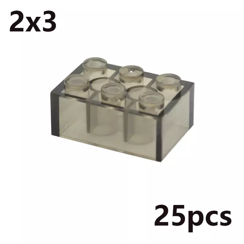 Moc transparente dicke Bausteine 1x1 1x2 2x2 2x4 Punkte klare Ziegel figuren pädagogisches kreatives Spielzeug für Kinder kompatible Marke