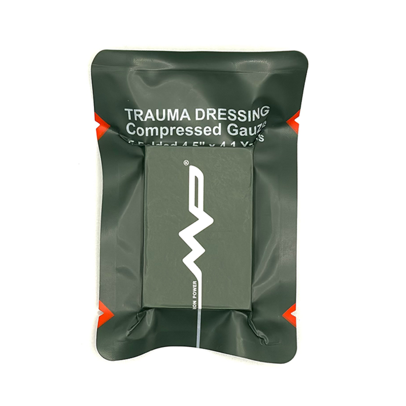 Kit de primeros auxilios táctico plegado Z, vendaje de heridas de emergencia, gasa comprimida estéril, rescate