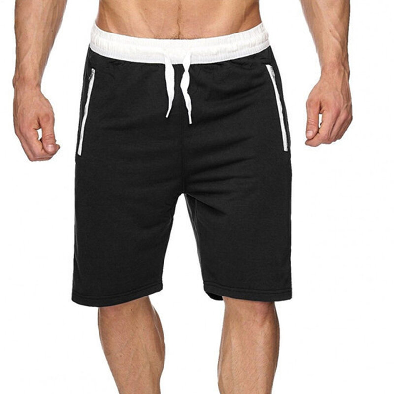 Short de fitness en polyester pour homme, vêtement d'entraînement régulier, de plage, de musculation, confortable, résistant, 1 pièce