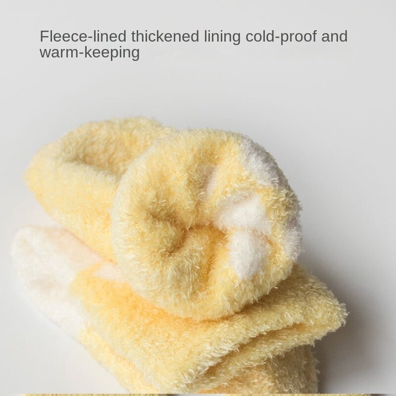 Calcetines de algodón suave para bebé, medias de suelo para niño y niña de 0 a 6 meses, a rayas, primavera y otoño