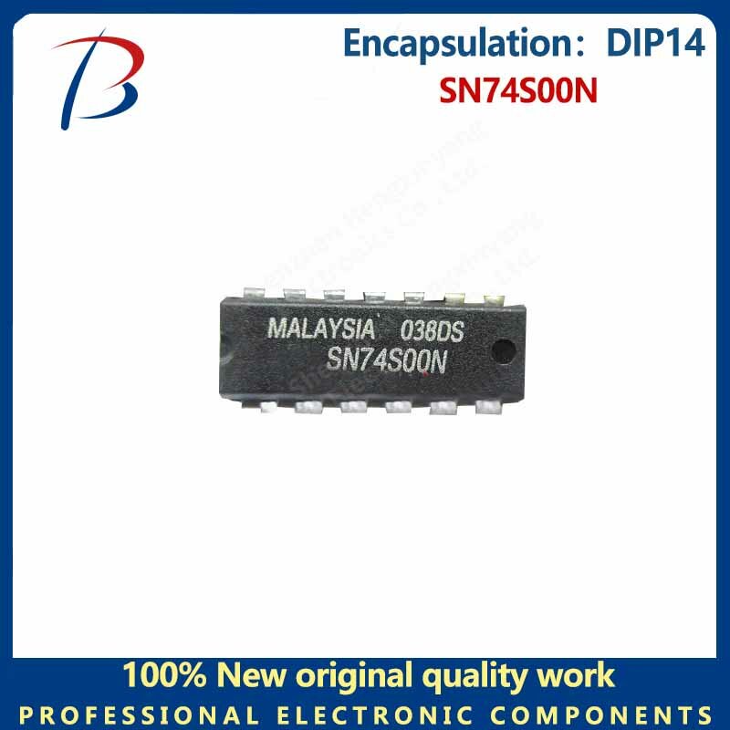 5pcs  SN74S00N package DIP14 logic grid inverter chip