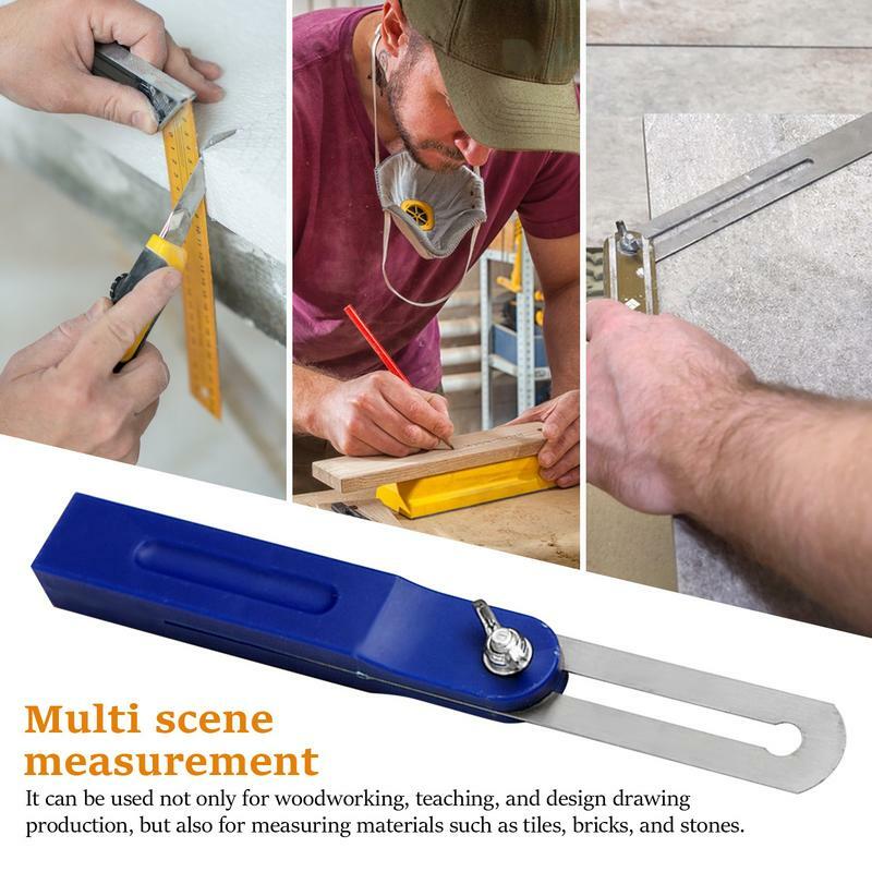 Regla de borde para carpintería, regla de bolsillo de precisión, marcado, medición, trazado, regla cuadrada, trabajo de madera, herramientas de medida