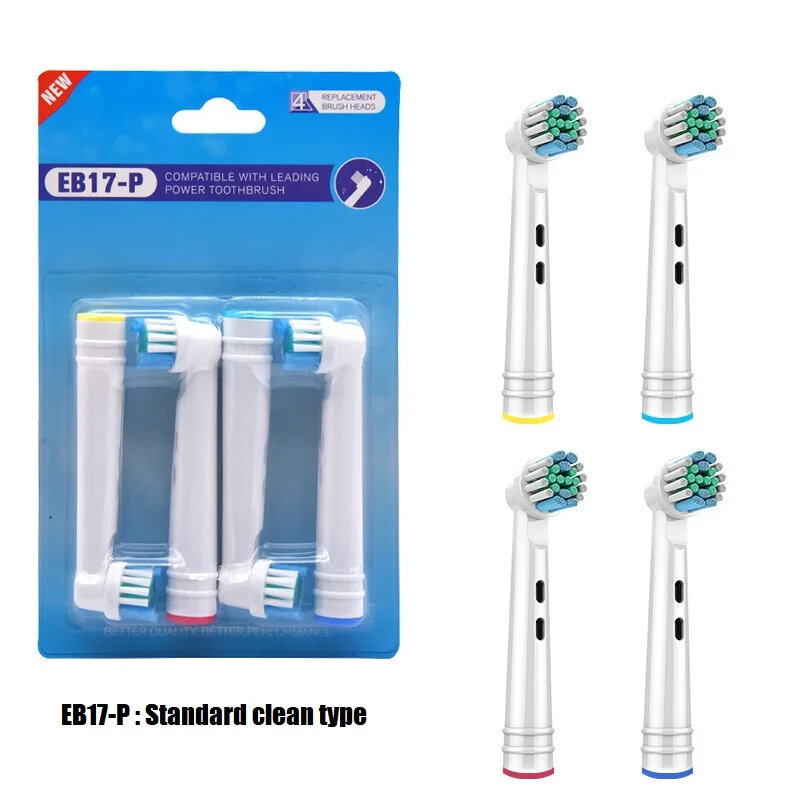 4 Stück Bleaching elektrische Zahnbürste Ersatz bürsten köpfe Nachfüllen für orale b Zahnbürsten köpfe Düsen Mund reinigung