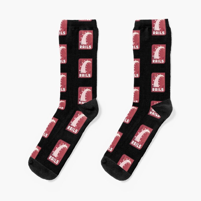 Rubin auf Schienen Socken Socken für Weihnachten Golf Socken beheizte Socken Golf Socken Mädchen Socken Herren