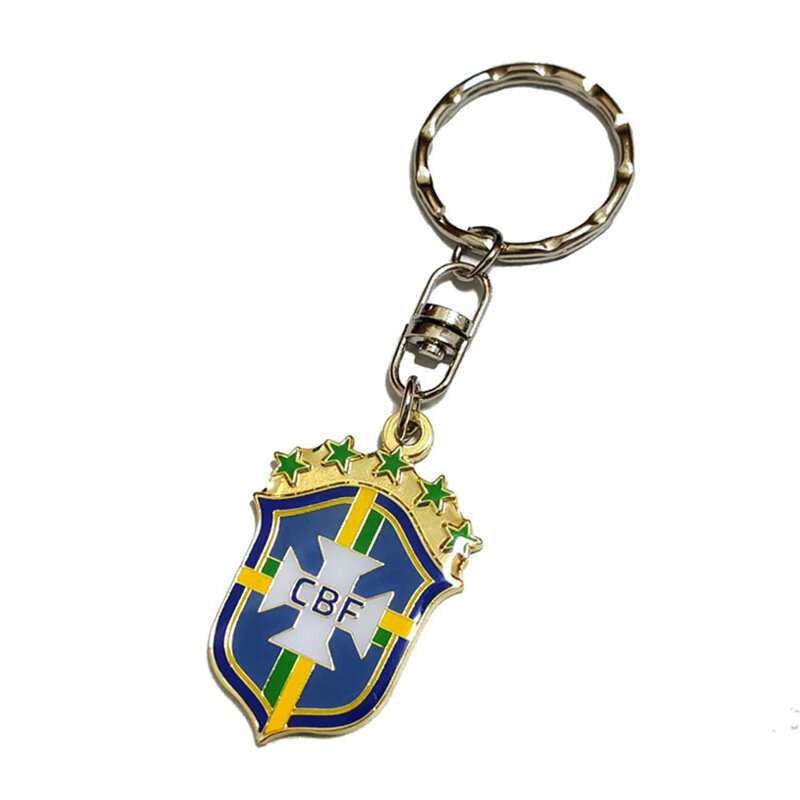 سلسلة مفاتيح شارة نادي كرة القدم ، شعار المنتخب الوطني ، فريق كرة القدم الأرجنتينية ، قلادة شعار معدني للبطولة ، حلقة مفاتيح