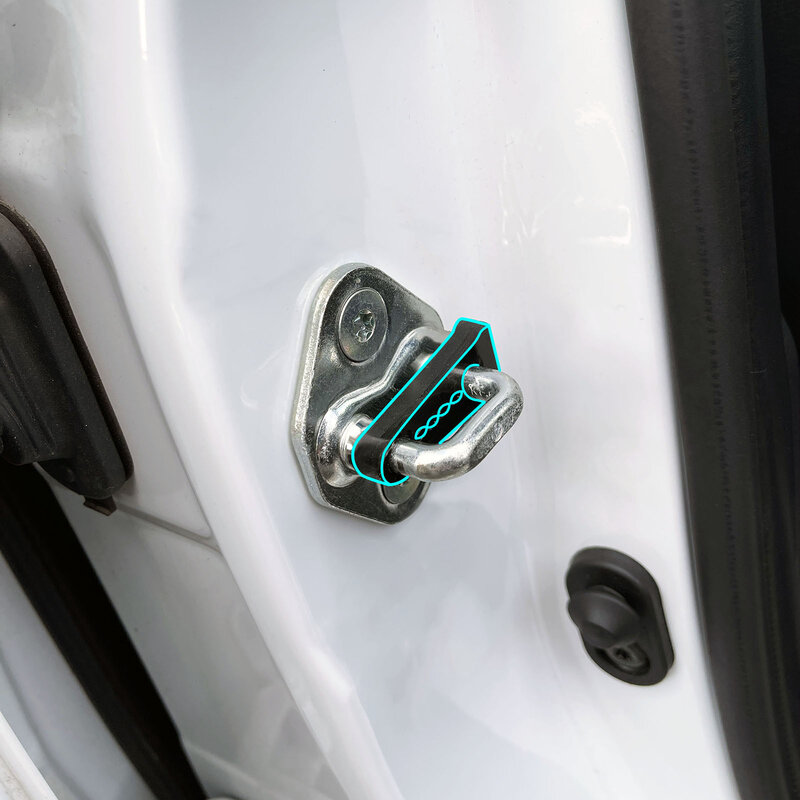 Автомобильный звукоизоляционный демпфер, буферный уплотнитель дверного замка для Honda CRV CR-V для Honda Accord для Honda CIVIC, звукоизоляционный погремушечный тихий