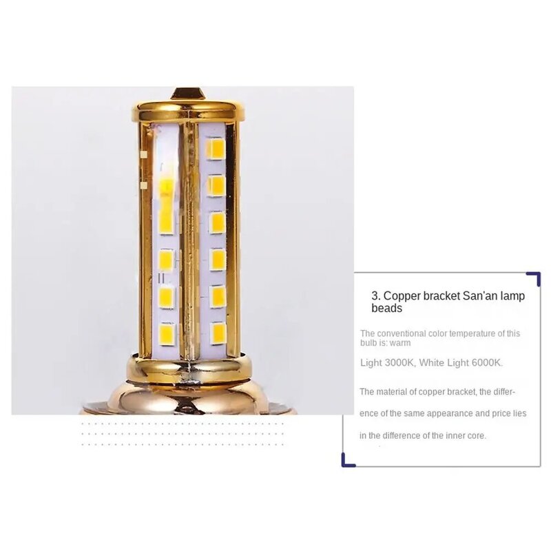 E14 E27 lampadine a candela a Led lampada a risparmio energetico a luce bianca calda. Lampadine a candela per apparecchio di illuminazione di ricambio per la decorazione domestica.