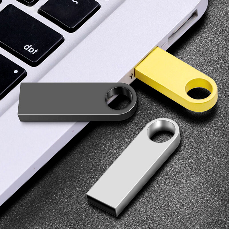 Nuova chiavetta USB 2.0 512GB 256GB 128GB Netal Pen Drive 4GB 8GB 16GB 32GB Mini Pendrive Flash Memory Stick 64GB Cle USB Disk