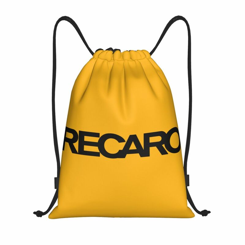 RECARO-mochila con cordón y logotipo personalizado para hombre y mujer, bolsa ligera para gimnasio, saco deportivo para entrenamiento