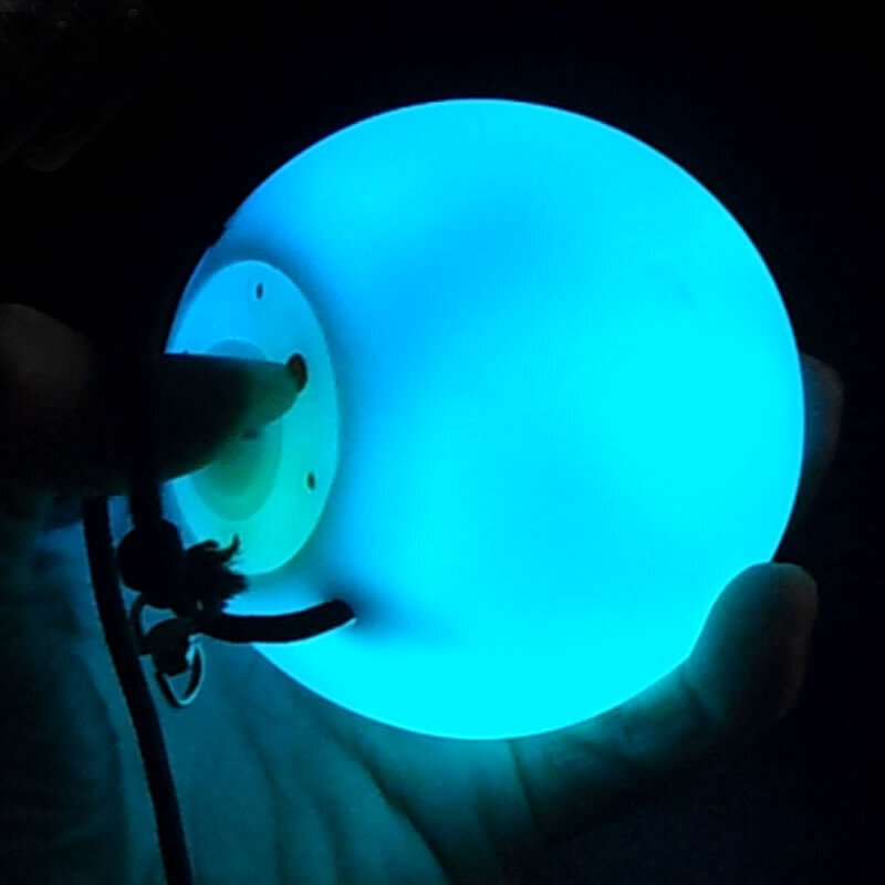 1 paia/lotto palle di danza del ventre LED palle gettate per danza del ventre puntelli a mano accessori per spettacoli teatrali