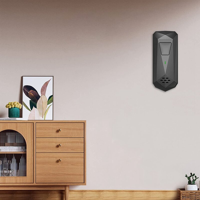 Plug-in Luft reiniger, Mini tragbarer Luft reiniger, Ionen generator Luft reiniger geeignet für Haustier Schlafzimmer schwarz uns Stecker