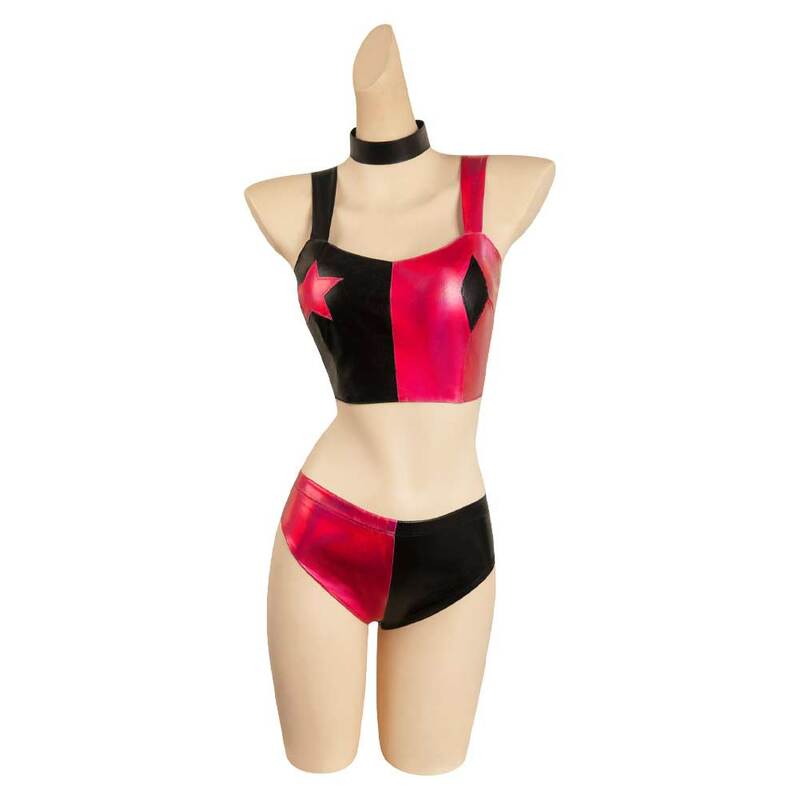 Quinzel ชุดว่ายน้ำบิกินีแบบเซ็กซี่สำหรับผู้หญิงหญิงสาวฤดูร้อนชุดสำหรับปาร์ตี้เทศกาลฮาโลวีน