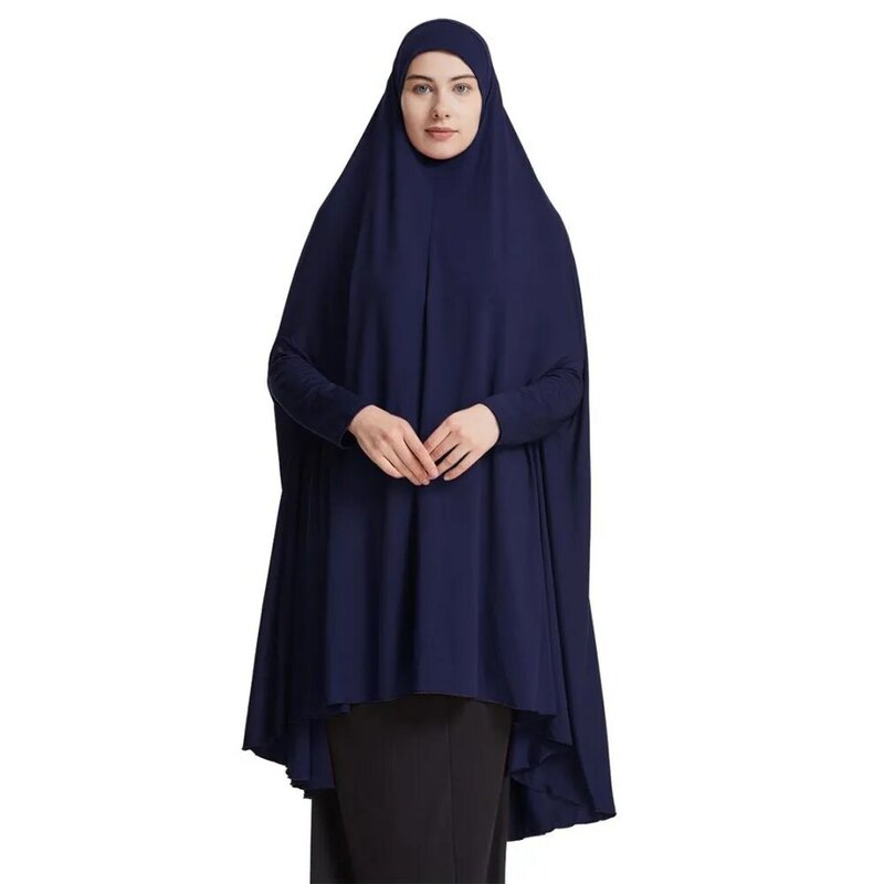Ramadan donne musulmano preghiera indumento lungo Khimar velo islamico Abaya Dubai vestito turchia arabo Hijab Burqa Robe Eid vestiti