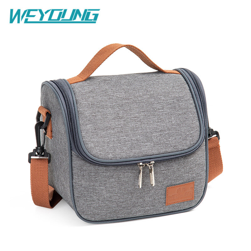 Portable Waterproof Lunch Bags Office Food Cooler Handbag Child Bento Thermal Pouch Outdoor Picnic Snack Fresh-Keeping Package