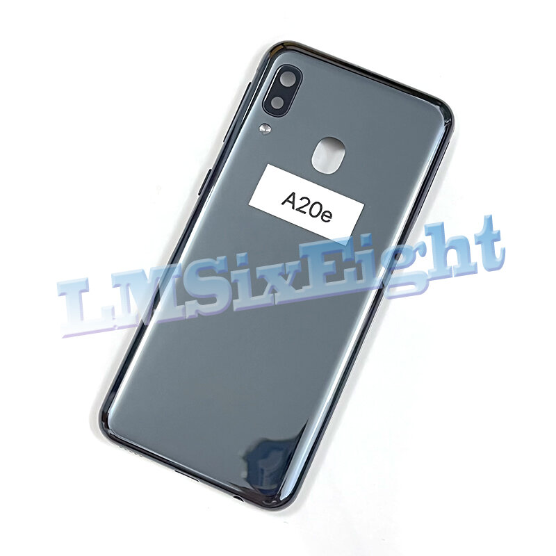A20e Back Cover For Samsung Galaxy A20E A20e A202 A202F A202DS Battery Back Cover Housing Lid Door Case + Camera lens