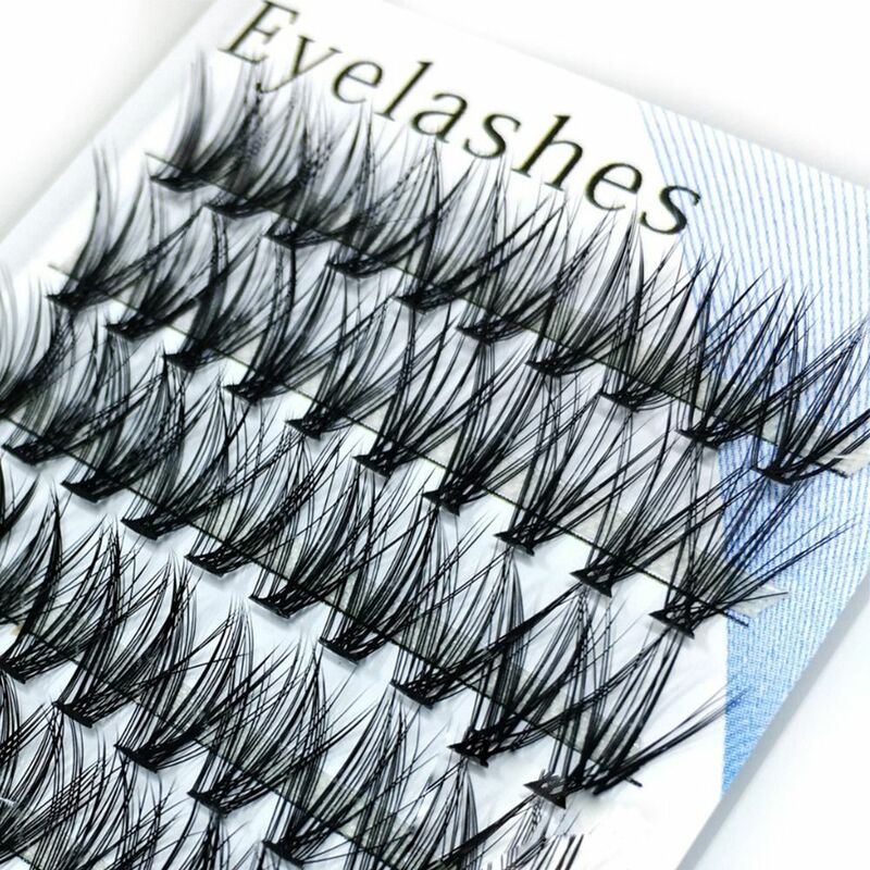 30D False Eyelashes Grafting Lightweight Colorful Professional Makeup EyeLashes Individual Cluster Lashes