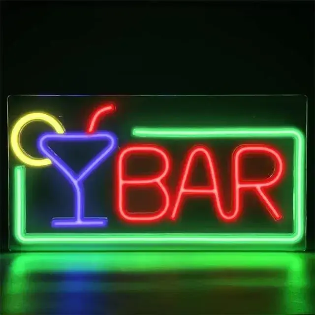 55cm Cocktails & Traum führte Leucht reklame Wand dekoration für Bier Bar Store Pub Club Nachtclub Geburtstags feier dekorative Neon Nachtlicht