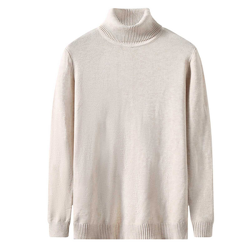 Sweter wysokiej jakości sweter stylowe topy dzianinowe swetry męska bluza polarowa dzianina jesienno-zimowa odzież ciepła z długim rękawem