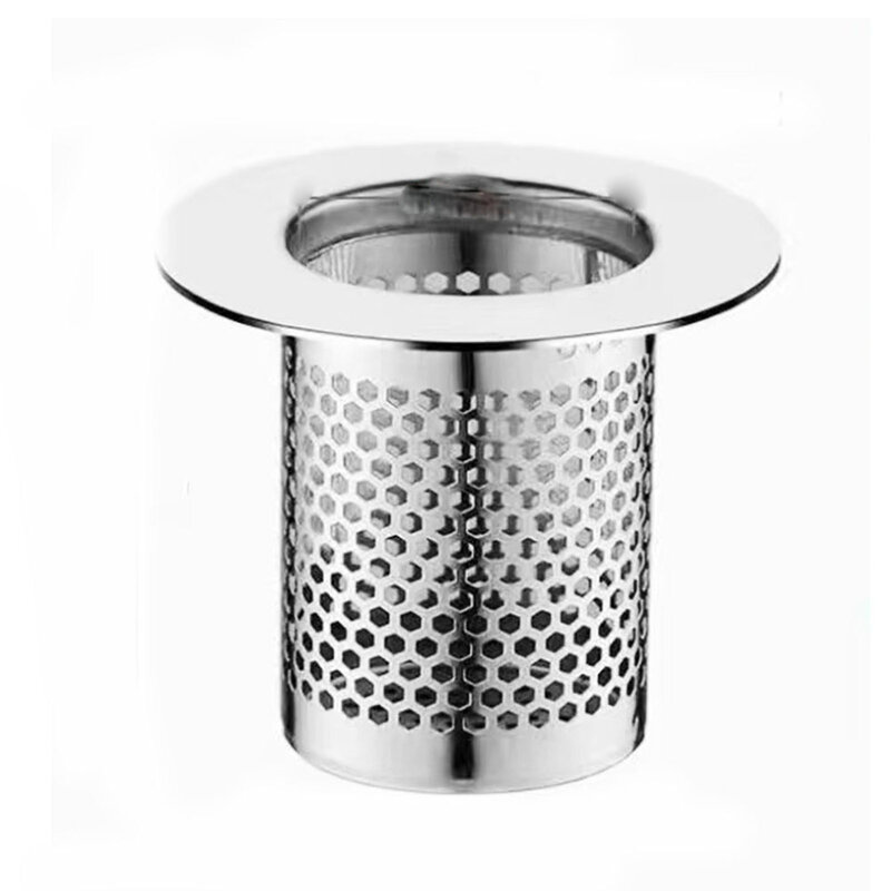 Nuovissimo filtro di scarico filtro per lavello sostituzione della cucina tappo di scarico per cestello in acciaio inossidabile resistente alla ruggine argento