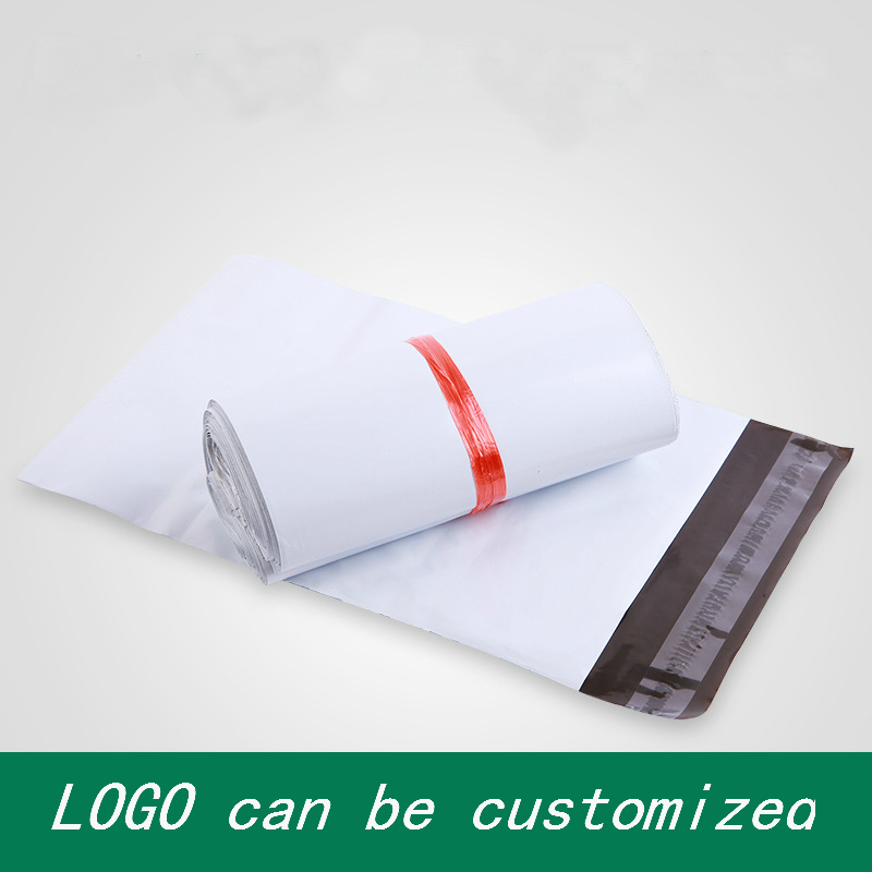 สีขาว Mailing Bags 100Pcs Poly ซองกระเป๋าสำหรับบรรจุภัณฑ์กระเป๋า Express กระเป๋า Self Adhesive Seal PE กระเป๋า Mailer กระเป๋า