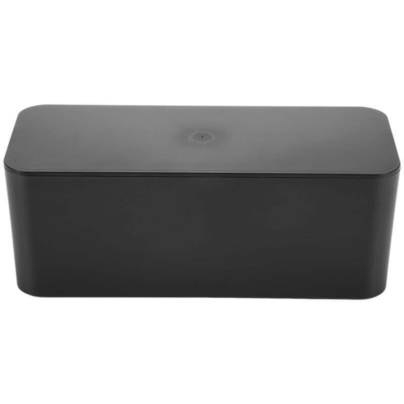 Kabel management box, Draht aufbewahrung sbox, zum Verstecken der Steckdosen leiste, geeignet für Zuhause/Büro (schwarz)