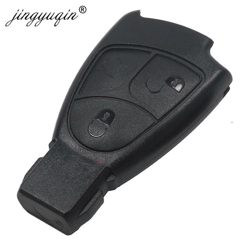 Jingyuqin-Reemplazo de mando a distancia para Mercedes Benz, 3 botones, 2B, 4BT, funda Fob, B, C, E, ML, S, CLK, CL, sin logotipo
