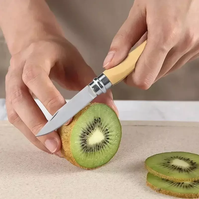 Stainless Steel Fruit Knife Sharp Folding Peeler Knife Fruit and Vegetable Slicing Knife Household Kitchen Knives Cooking Tool