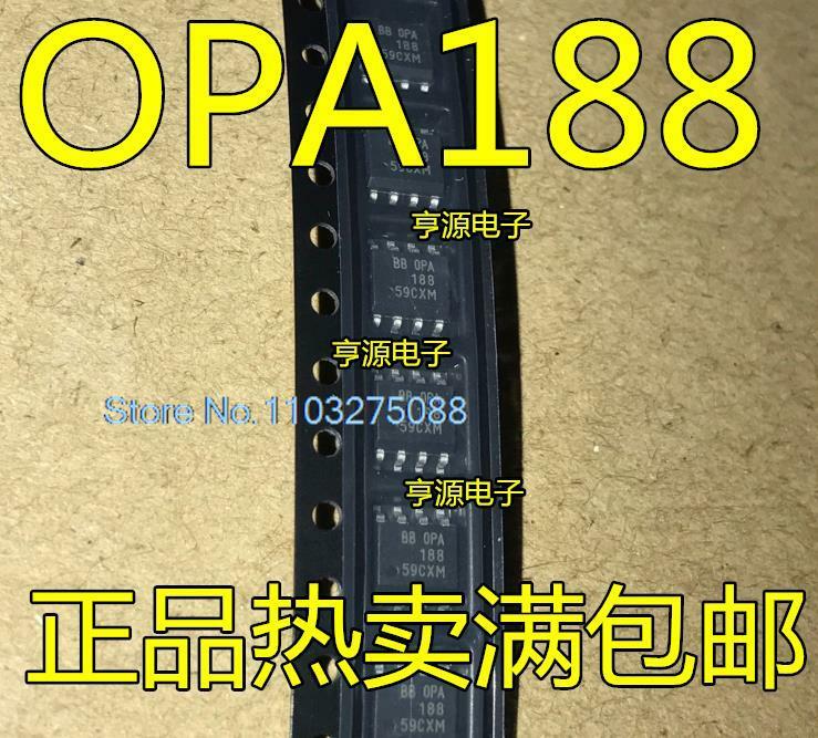 (5PCS/LOT)  OPA188AIDR OPA188AID OPA188A OPA188 SOP8   New Original Stock Power chip