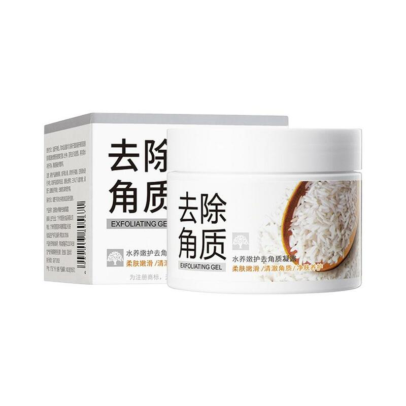 Gel Exfoliante para el cuidado de la piel, crema exfoliante nutritiva para el cuidado de la piel Facial, T9N9, arroz suave