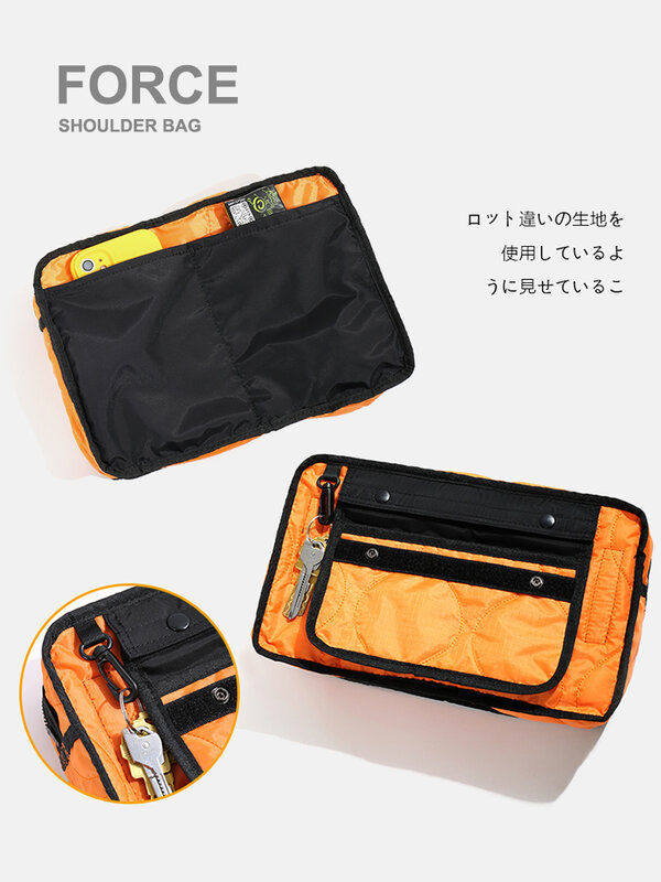 Bolsos cruzados casuales de estilo japonés para hombres, bolso de hombro impermeable, bolso de mensajero de moda, bolso de lujo duradero