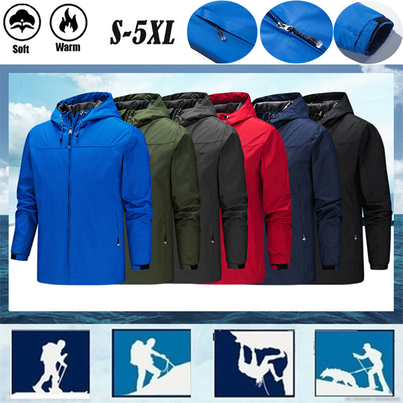 MCSORELY-Veste d'extérieur imperméable coupe-vent avec logo personnalisé pour hommes, manteau à glissière imprimé bricolage, vestes sportives unisexes, printemps 2022