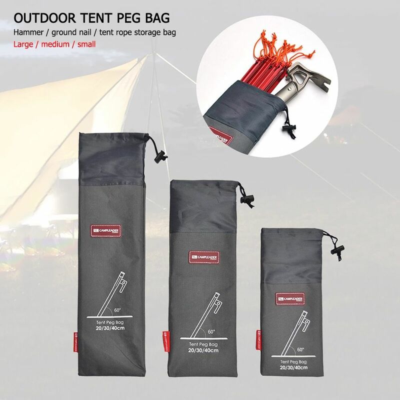 Storage Pouch Ground Peg Bag Hammer Tent Pegs Bag Tent Pegs Storage Bag Pegs Nails Storage Bag Tools Storage Bags
