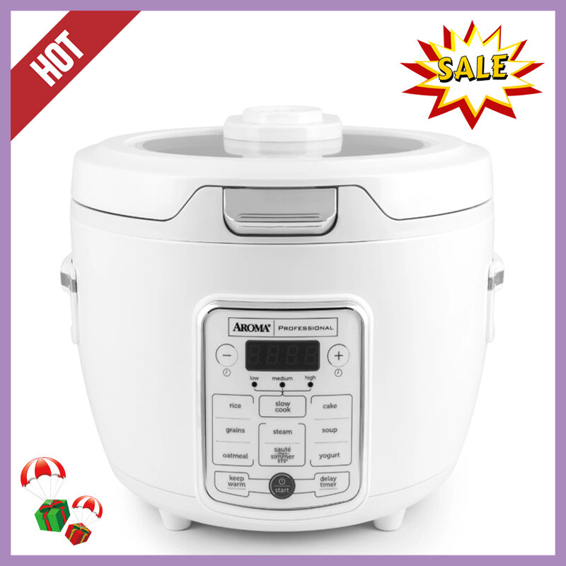 Aroma® Professional 20-Cup (Cooked) / 4Qt. Digital Rice & Grain Multicooker, New