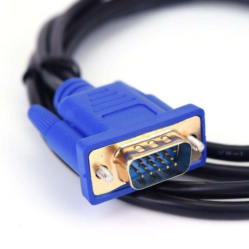 Cavo HDMI compatibile con VGA 1.8m 1080P HDMI compatibile maschio a VGA maschio cavo adattatore convertitore Audio Video per PC Laptop