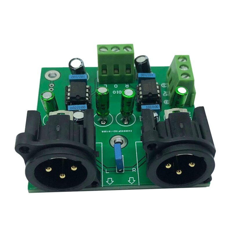 Amplifier Dual Channel,DRV134PA Dual Channel Single-Ended Conversion Balance Board For Front-End Output Balance