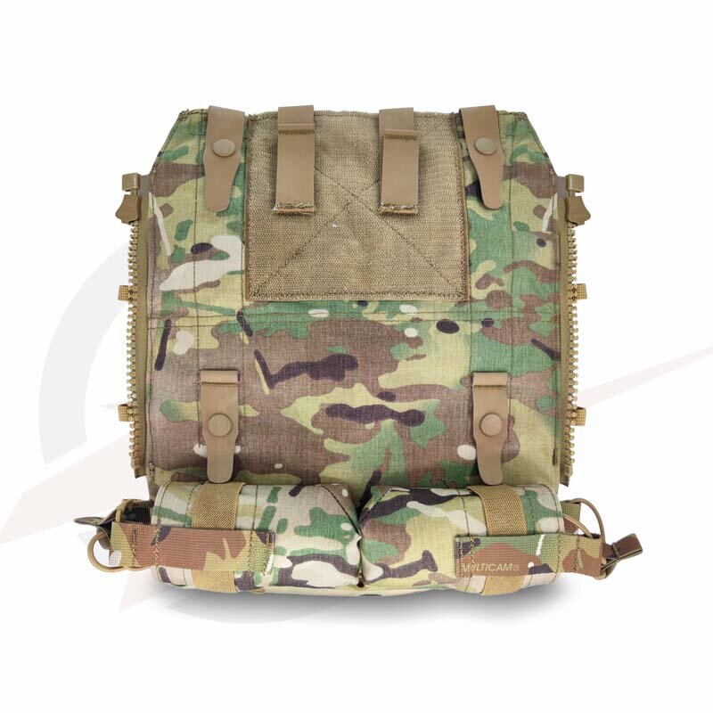 Tático Portador de Placa Zip-on Painel Pack Bag, Pacote Exército Militar, Painel CP JPC2.0, Adaptador Zipper, Mochila, Acessórios Airsoft