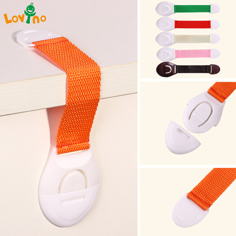 5 Pieces / Safety Lock Baby Child Safety Care Plastic Lock With  Baby Protection Drawer Door Cabinet Cupboard Toilet