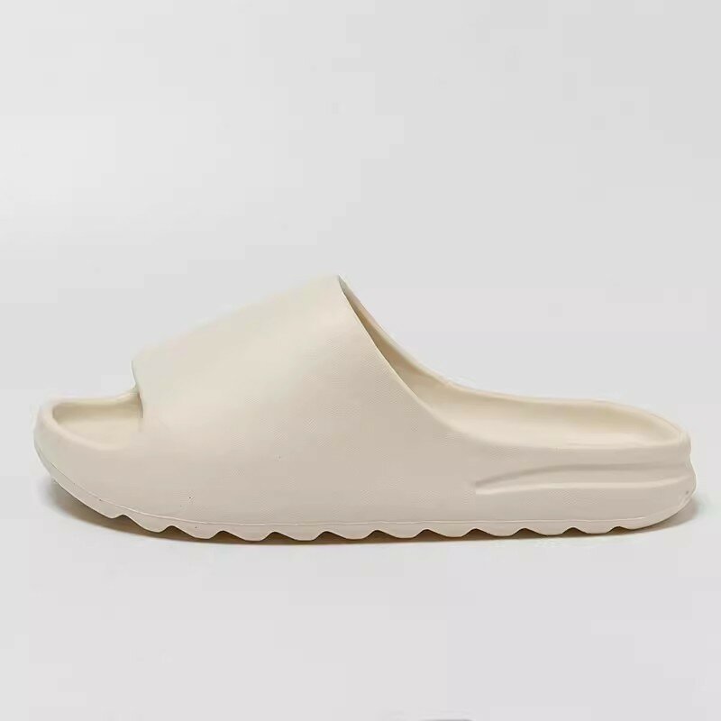 Zapatillas de suela gruesa suave EVA para hombre, sandalias de casa, zapatos de playa, moda de verano, alta calidad