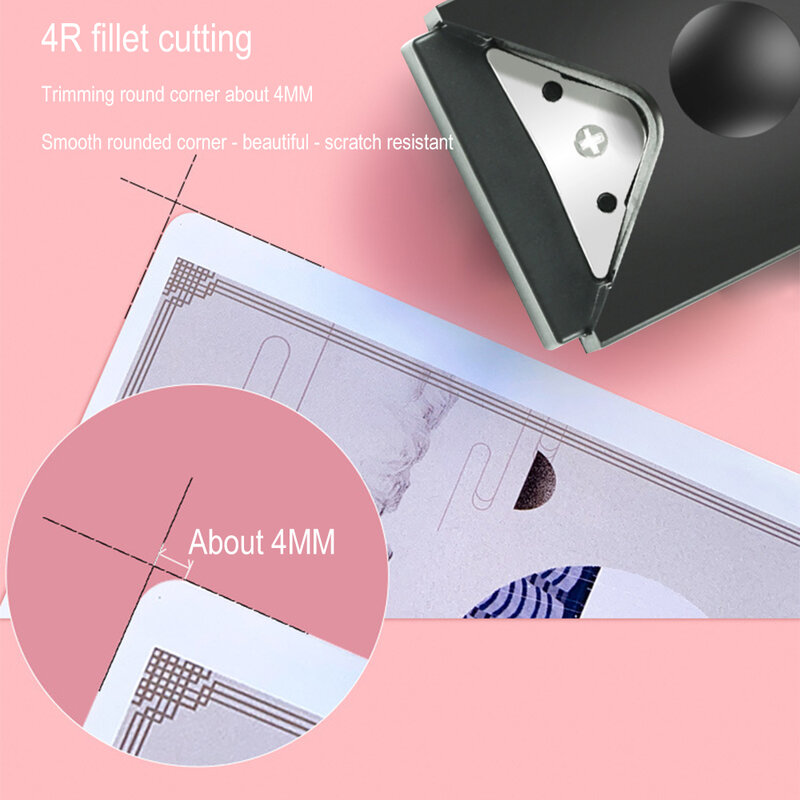 Mini Portable Corner Rounder Paper Punch Card Photo Cutter Hole Puncher DIY Craft Scrapbooking Tools Maker Machine Paper Trimmer