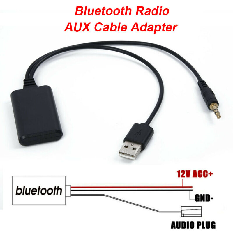 Adaptador De Cable Auxiliar Radio Coche, Bluetooth, Para BMW