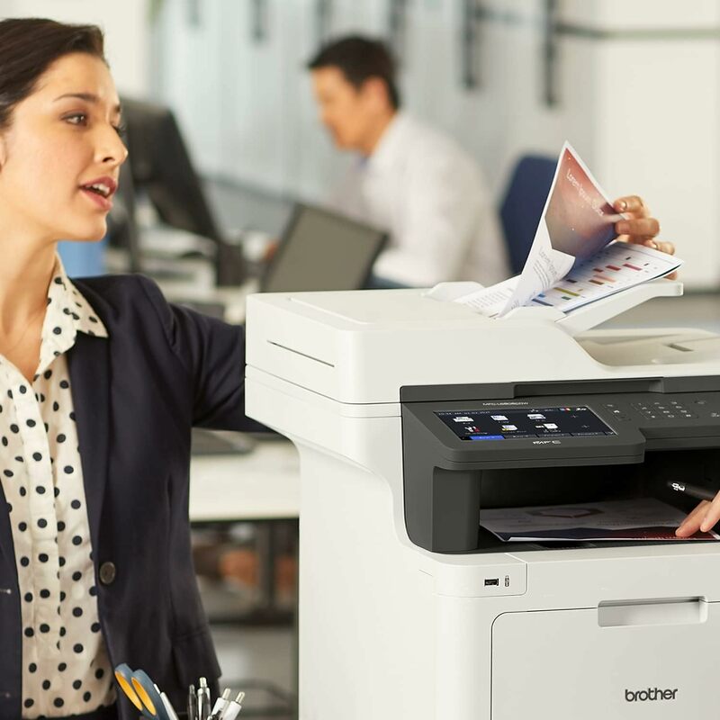 MFC‐L8905CDW Business Color Laser All‐in‐One Printer, 7” Touchscreen Display, Duplex Print/Scan, Wireless
