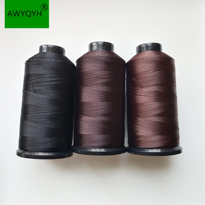 Скрепленная нейлоновая профессиональная нить для шитья кожаная обивка джинсы плетеная нить для волос для наращивания волос парик