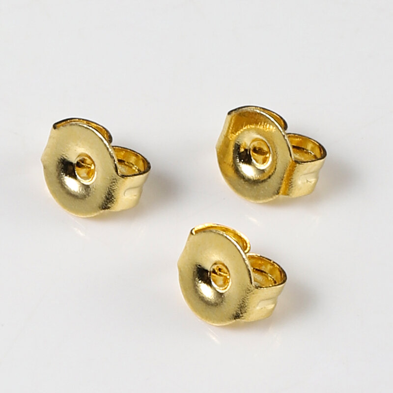 50pcs Stainless Steel Ear Stoppers Earrings Back Butterfly Ear Nuts Stopper for Jewelry Making DIY Components Findings Bulk