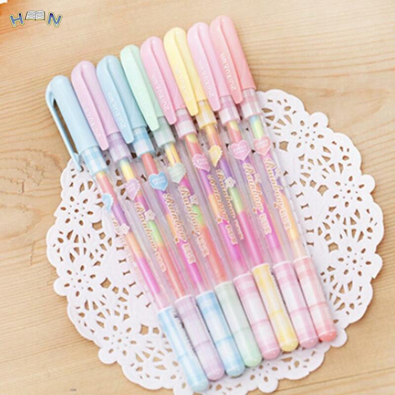 Change Pen Paper Fluorescent Paint Pens Pencils Writing Markers Highlighters Highlighter Pens Kids Painting  Office Supplies