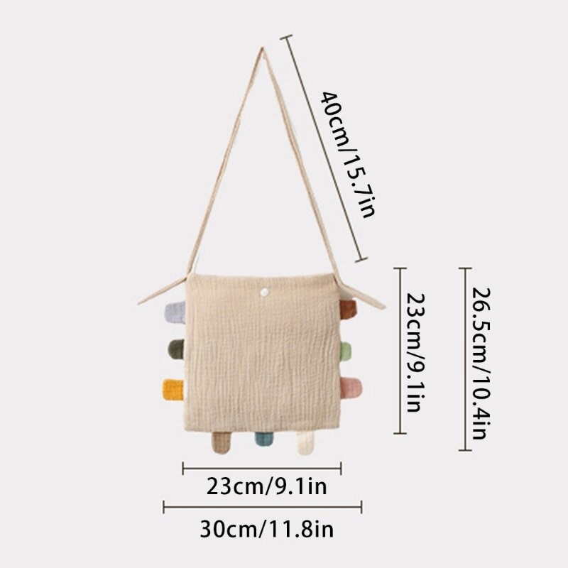 Kids Crossbody Bag Large Capacity Cotton Shoulder Bag Child Boy Girl Versatile Messenger Bag for Cash Coin Purse Wallet