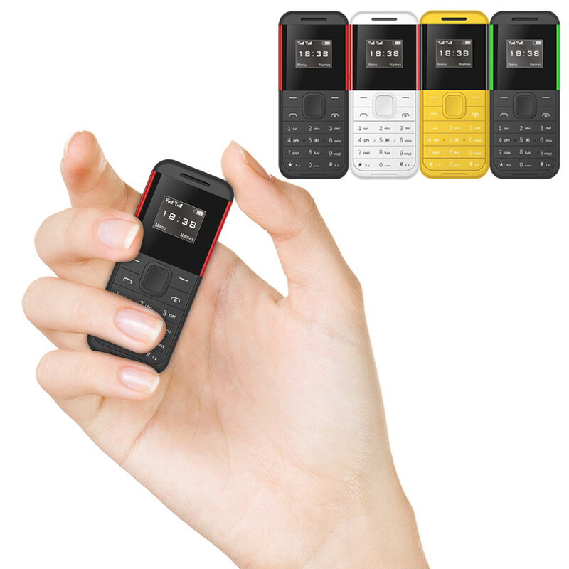 Mini téléphone portable ultra léger BM222, clavier portable, caméra cerise, touristes, Sim, version globale, petit téléphone Bluetooth, 101
