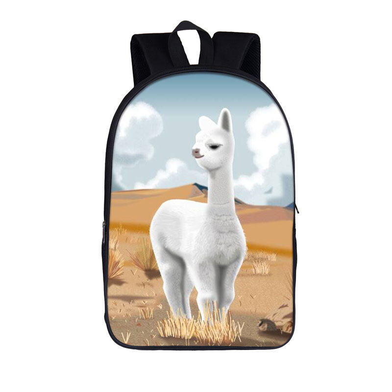 Funny Llama /Alpaca Backpack For Teenager Boys Girls Children School Bags Llamacorn Laptop Backpack Kids Book Bag Schoolbags